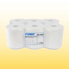 1 Papierhandtuchrolle 20cm 2-lagig hochwei� 150m perforiert